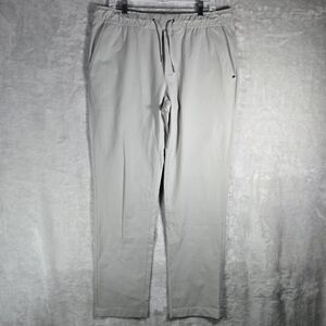 Vuori Meta Elastic Waist Pants Men's XL Athletic Light Gray Pull On 5 Pocket 30"